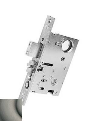Baldwin 6310151LLS Left Hand Lever Mortise Lock in Antique Nickel