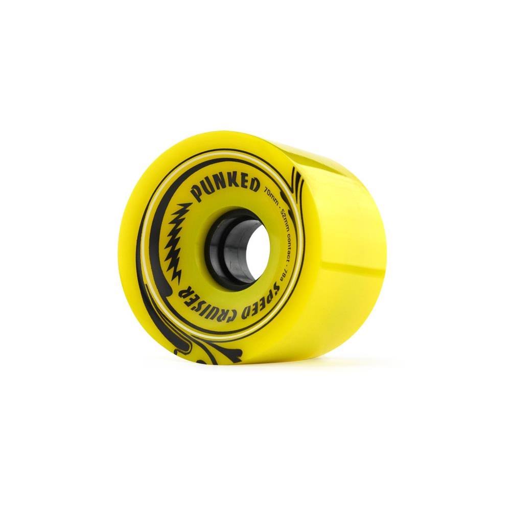 Yocaher Punked Drop Through Tiedye Rasta Longboard Complete