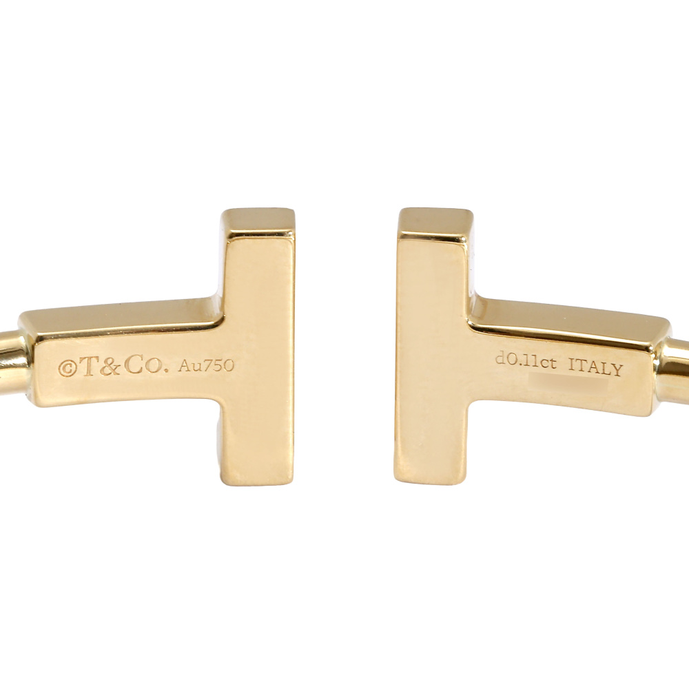 Tiffany & Co. Tiffany T Wire Bracelet 18K Yellow Gold 68890993
