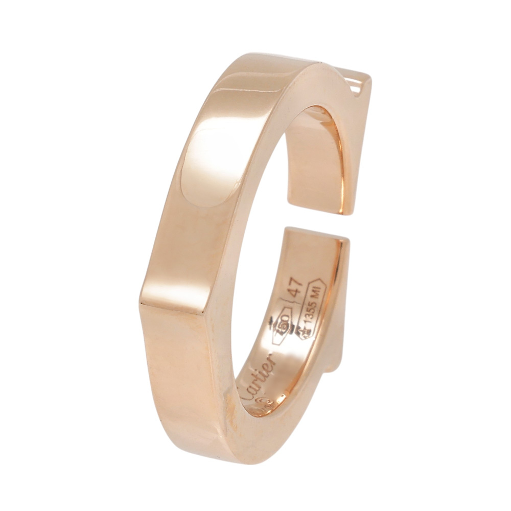 Cartier C Flat Ring 18K Rose Gold B4051800