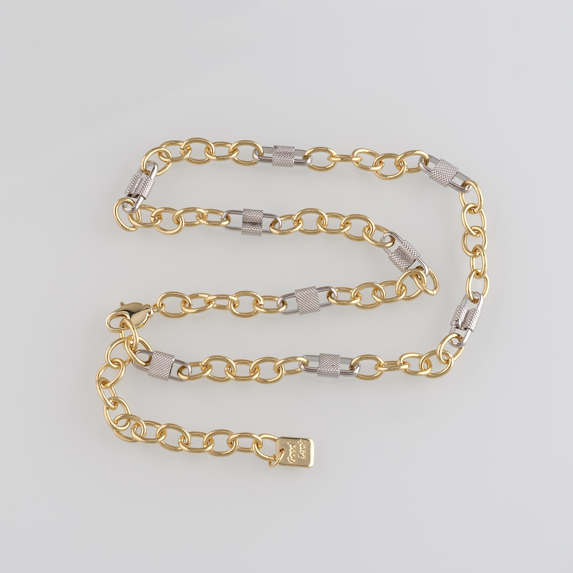 18K Gold Filled Oval Link Necklace,Dainty Thin Chain,Minimalist Necklace,Paper Clip Chain Necklace