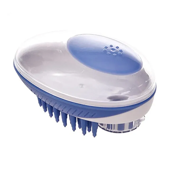 Pet 2-in-1 Spa Bath Brush Shower Fur ScrubberPet