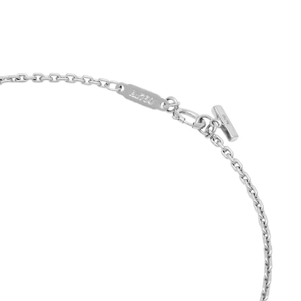 Tiffany & Co. Tiffany T Smile Necklace 18K White Gold Diamond 67513304