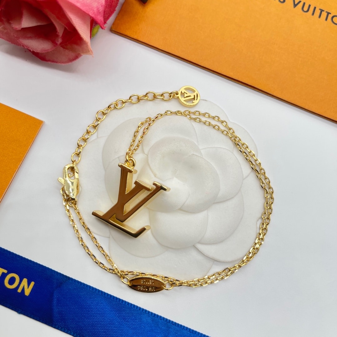 Louis Vuitton Gold Necklace