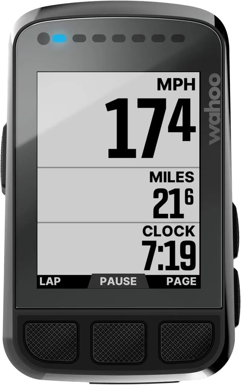V2 GPS Bike Computer – Black Cycling Tracker with Navigation, Ride Metrics & Smartphone Sync