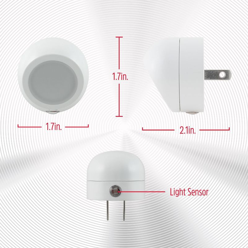 Energizer 2pk Rotating Guide LED Nightlight