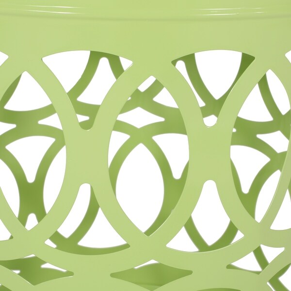 Metal end Table Large ,Green