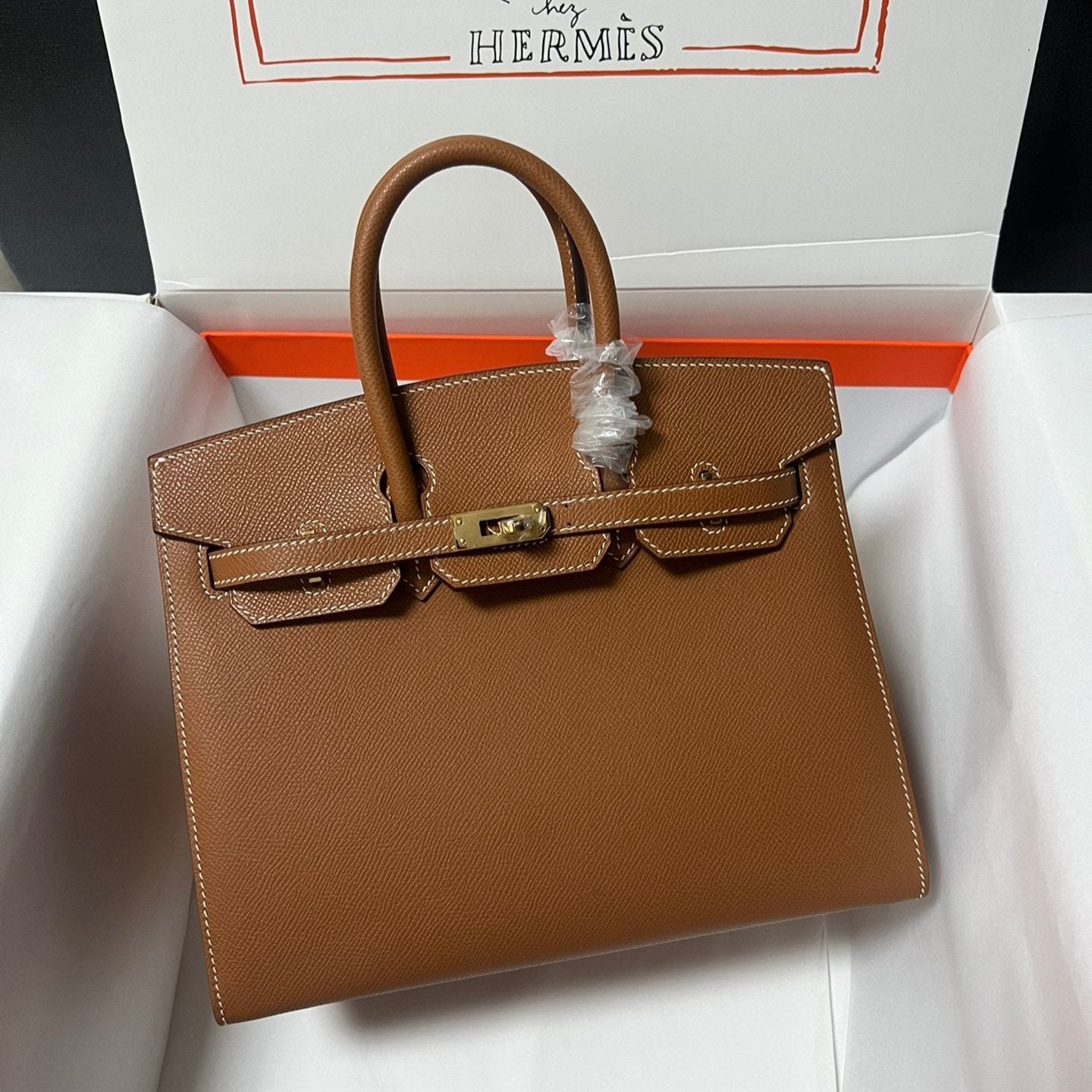 Hermes Birkin Sellier Gold Epsom Leather Gold Hardware