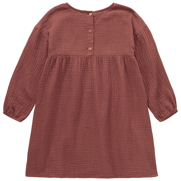 Topolino Pure Collection Mädchen Musselin-Kleid aus Bio-Baumwolle