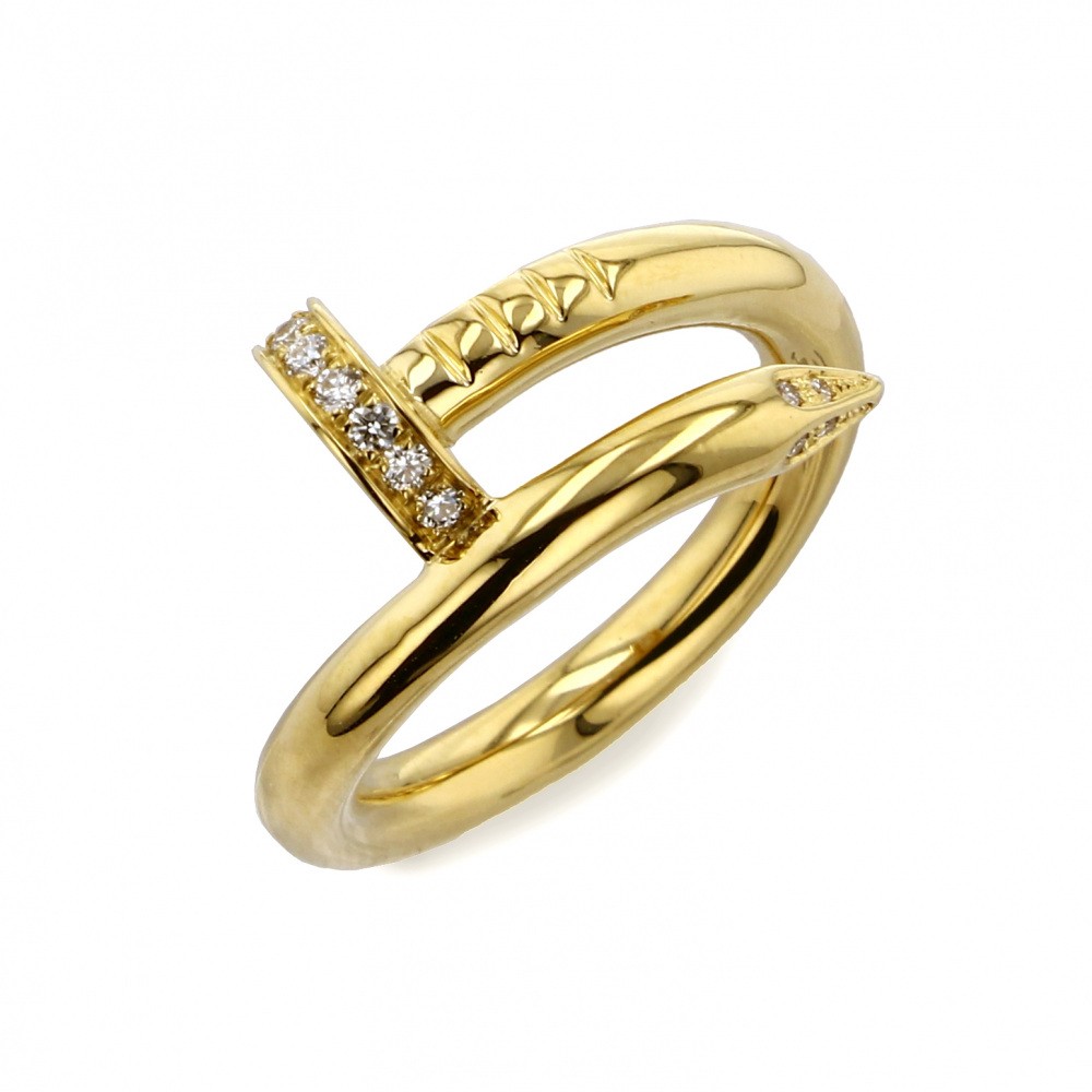 Cartier Juste un Clou #47 Ring 18K Yellow Gold Diamond