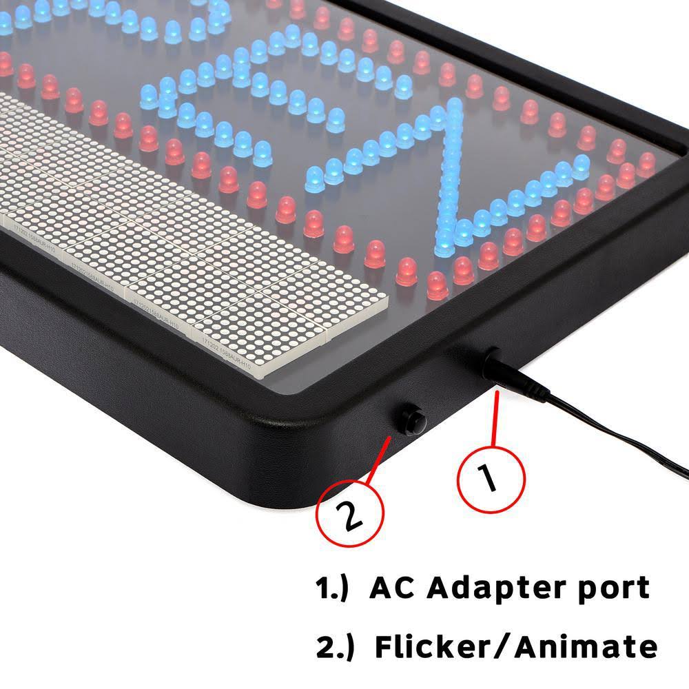 Alpine 497-10 LED Open Progammable Sign