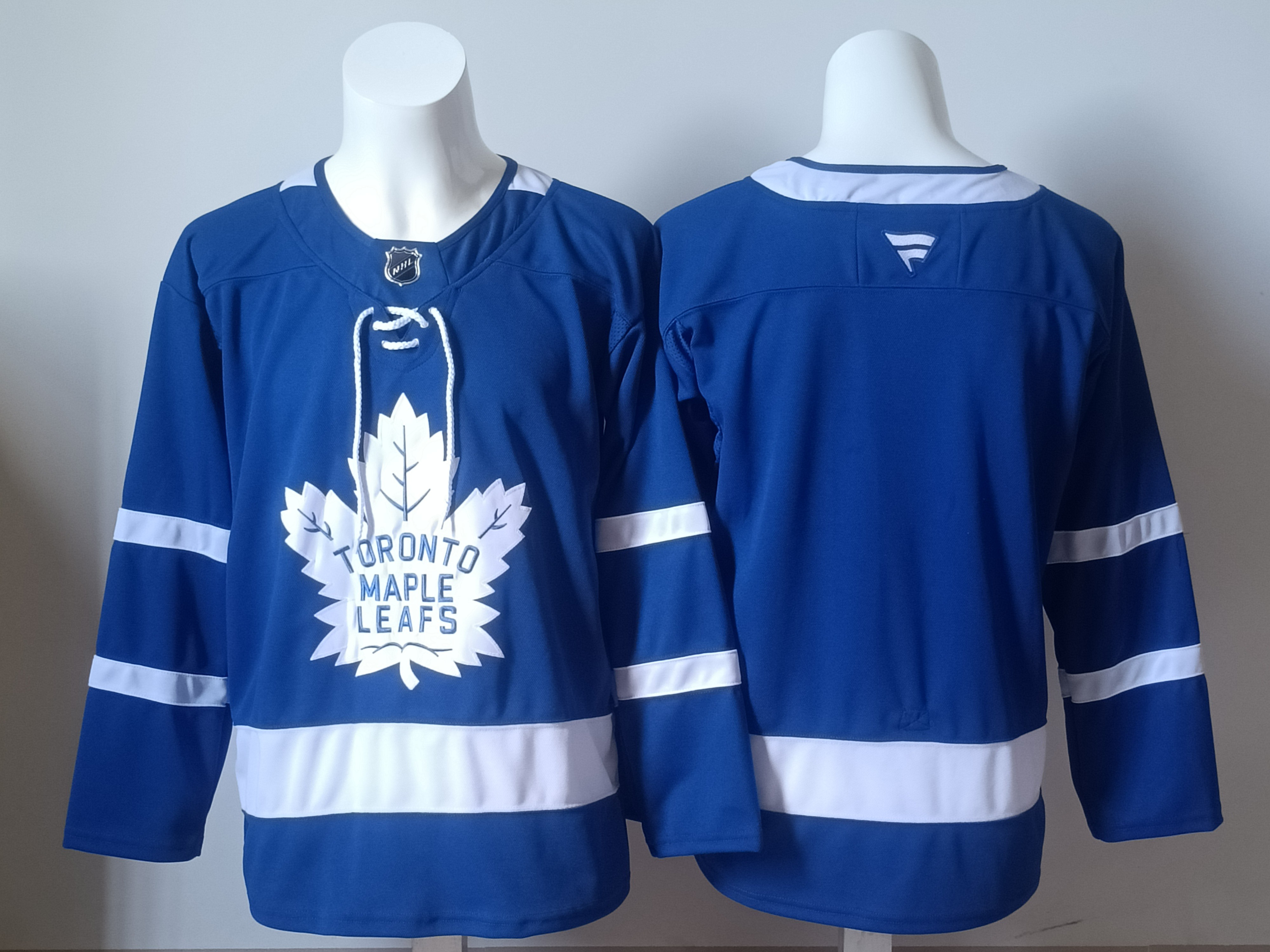 Men's Toronto Maple Leafs Fanatics Blue Home Premium Blank Jersey
