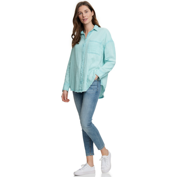 Gina Damen Musselin-Bluse aus Bio-Baumwolle