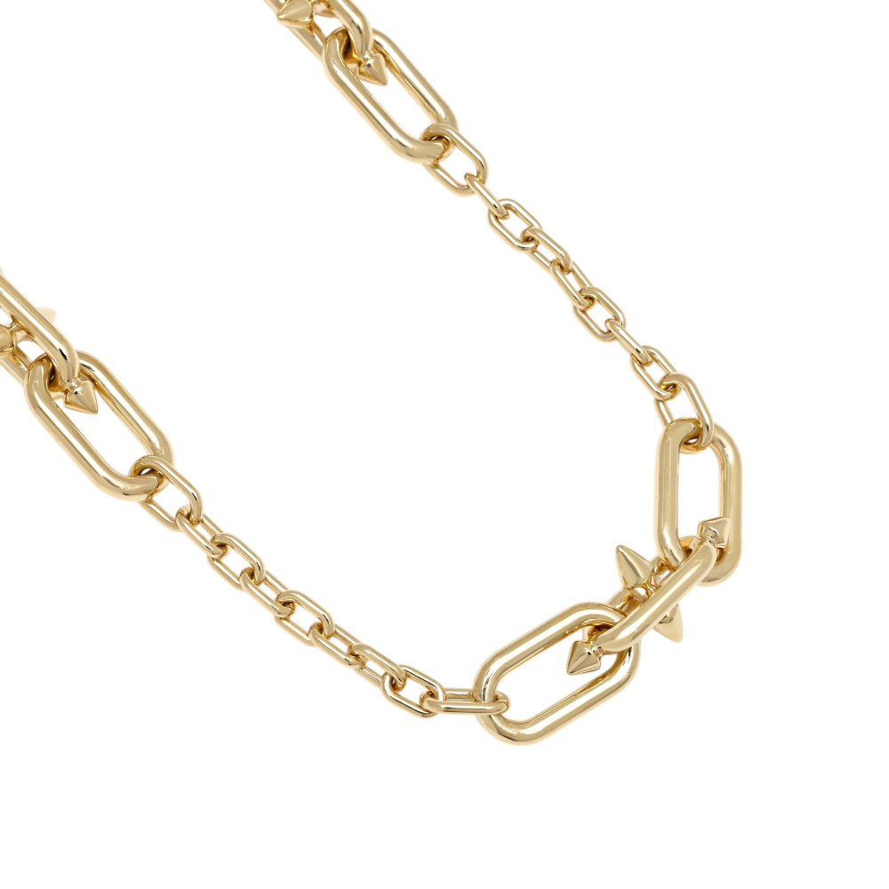 Tiffany & Co. Titan Link Station Necklace 18K Yellow Gold 73470811