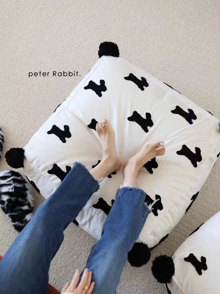 CH065 (Small) - Year of the Rabbit Pouf
