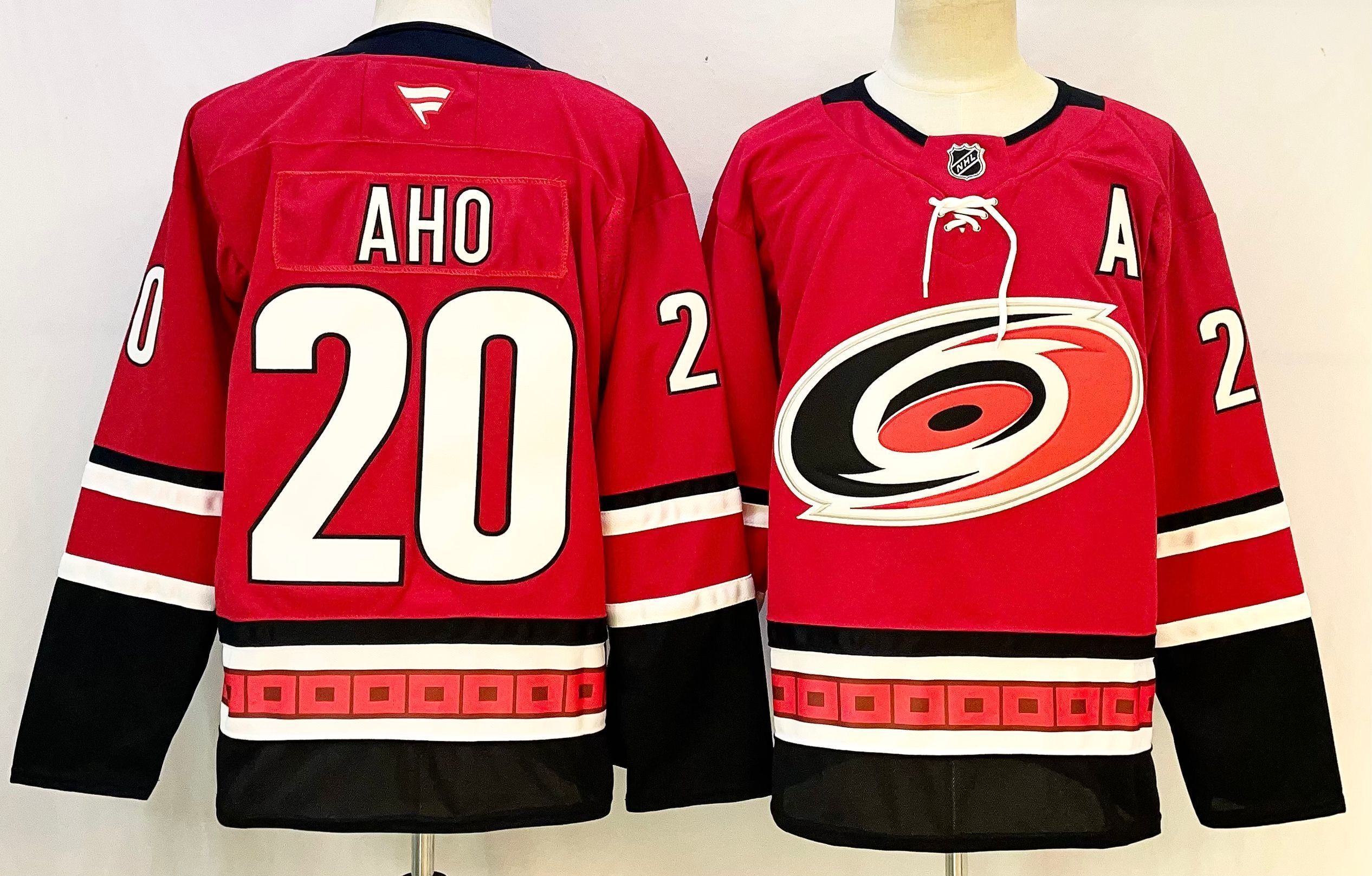 Men's Carolina Hurricanes Sebastian Aho #20 Fanatics Red Jersey