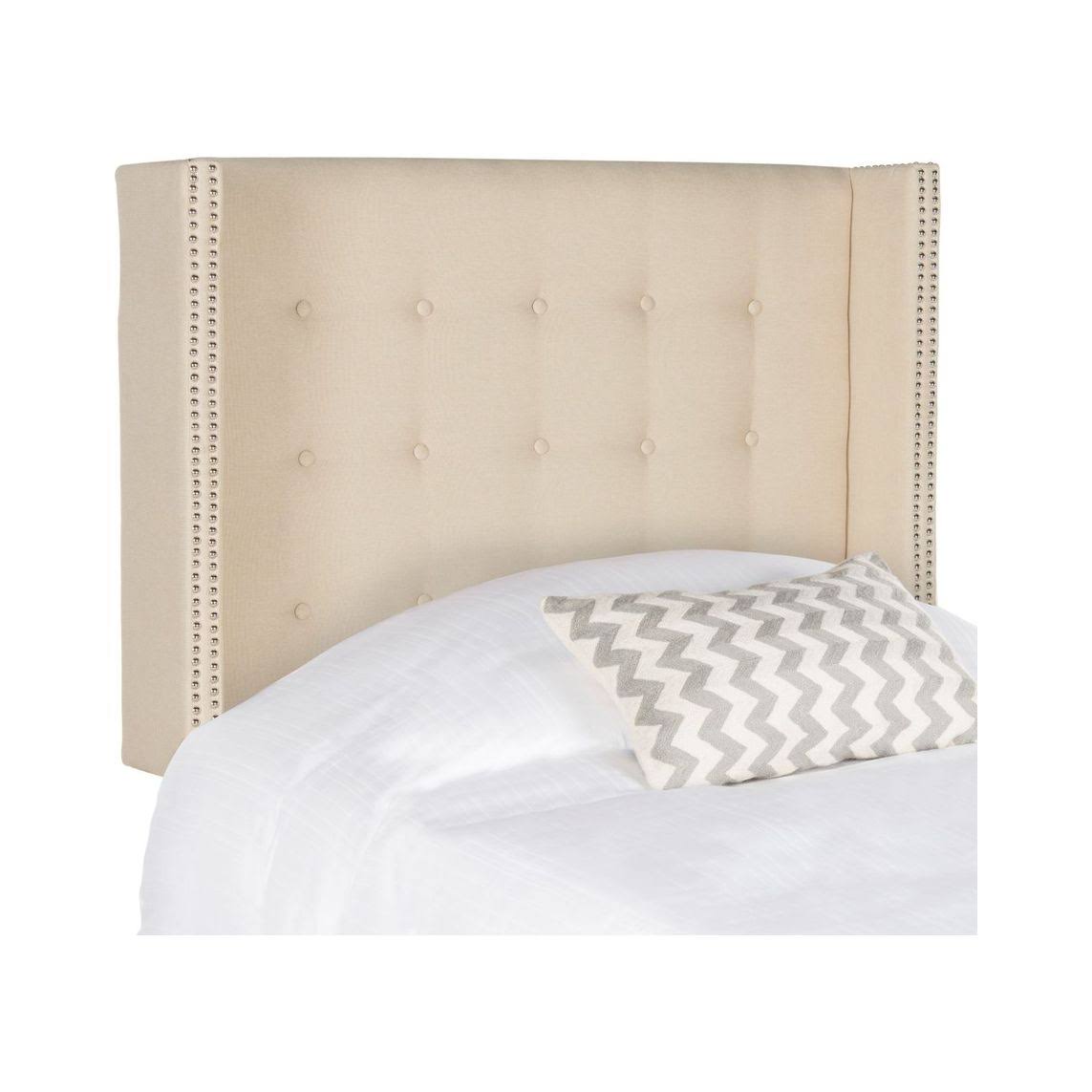 Safavieh Keegan Parchment Linen Full Headboard