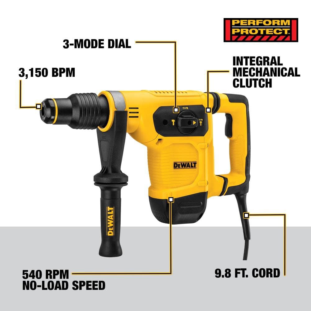 DEWALT SDS Max Combination Hammer 1 9/16″ D25481K