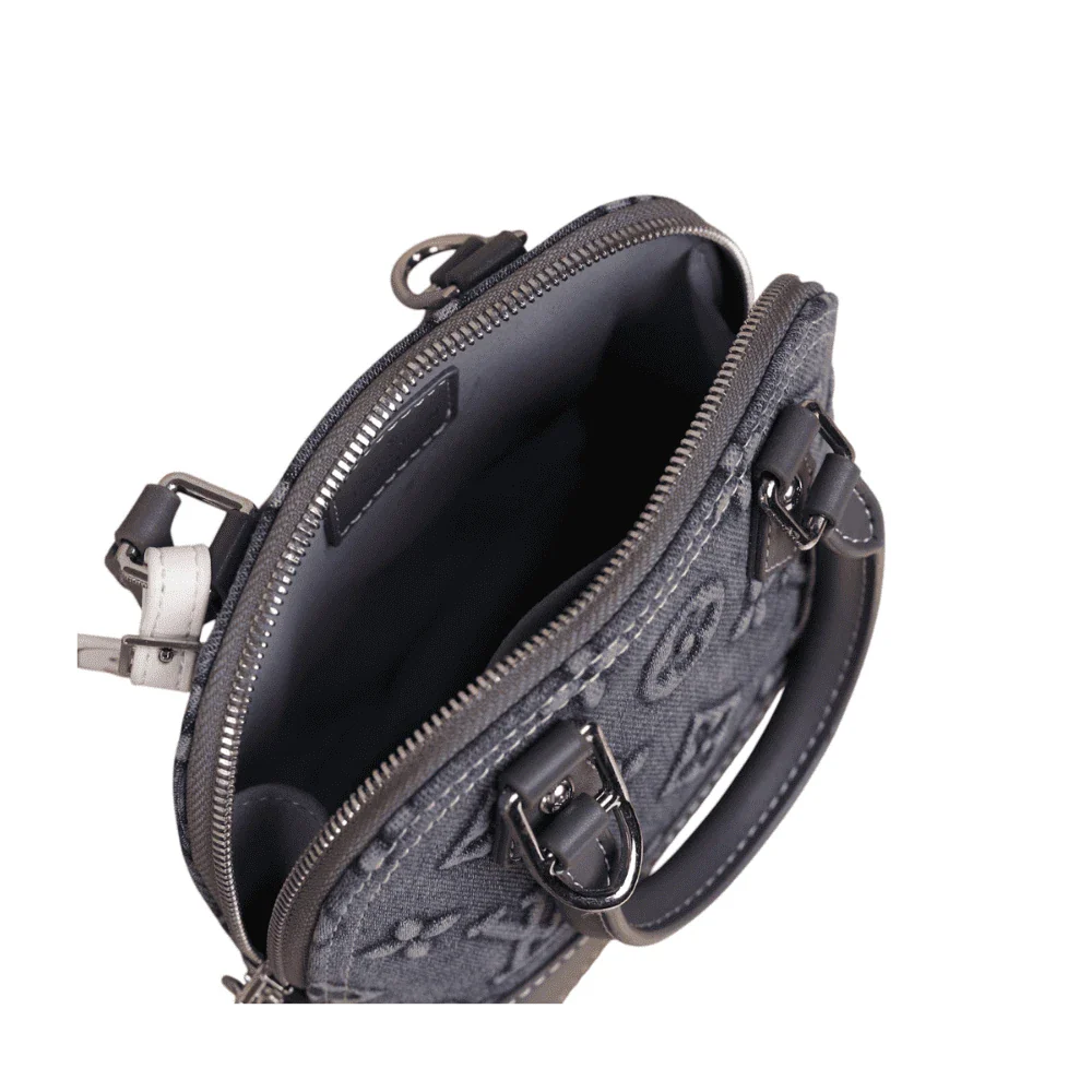 Louis Vuitton Mini Alma Denim Monogram Bag