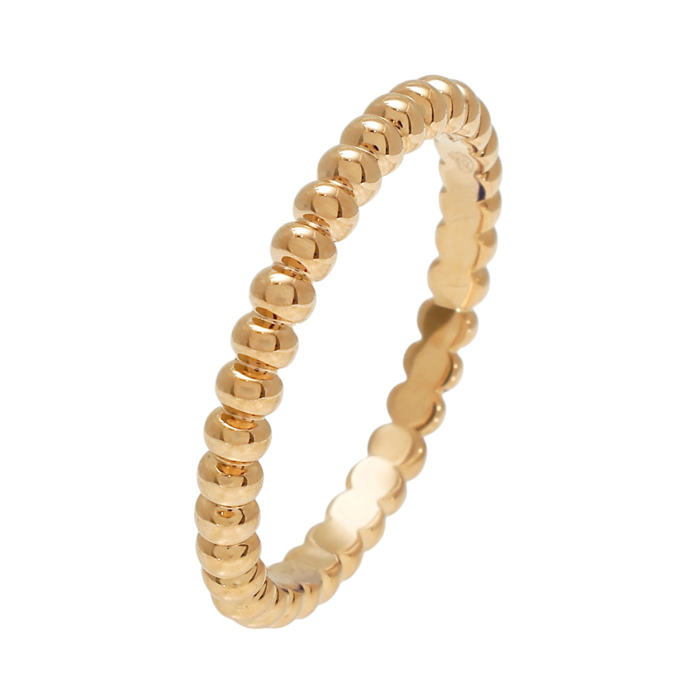 Van Cleef & Arpels Perlet Gold Pearl Ring 18K Rose Gold VCARN33000
