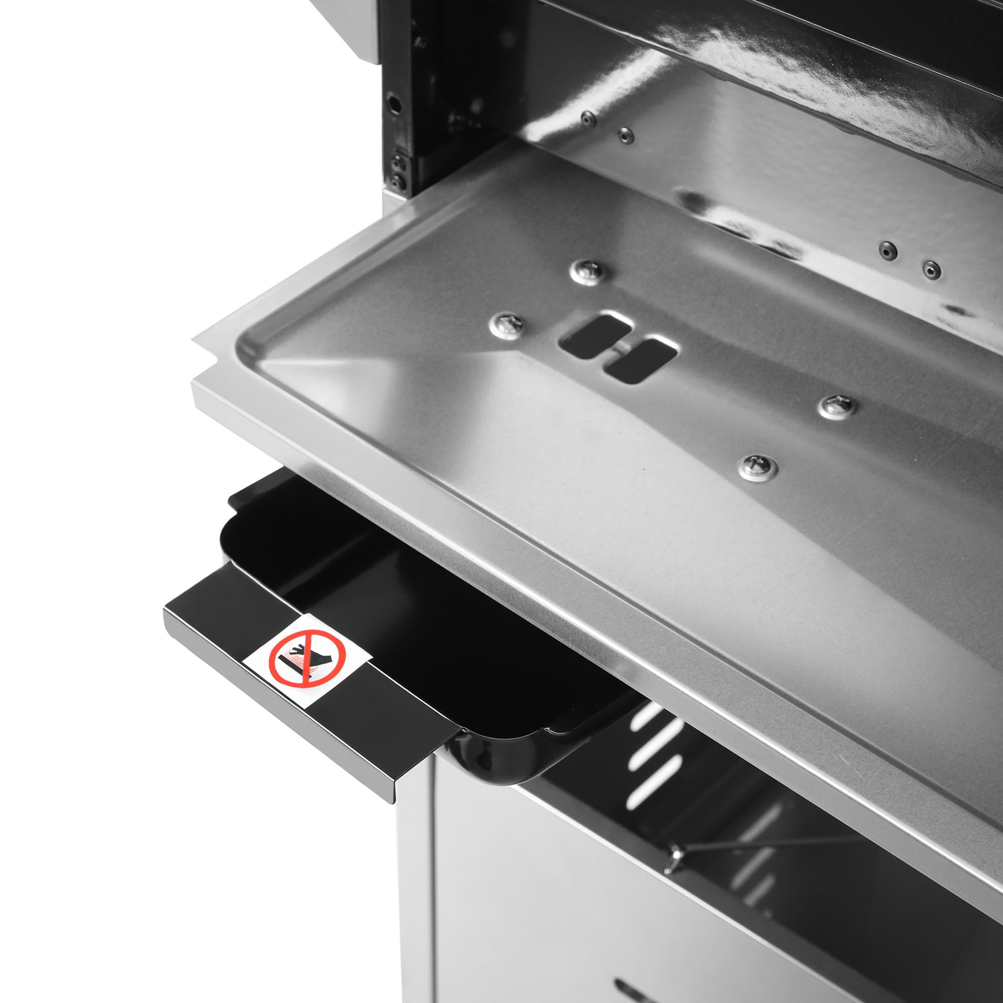 2026 Gourmet GA6402S Stainless Steel Gas Grill, Premier 6-Burner Propane Grill with Sear Burner and Side Burner, 74,000 BTU, Cabinet Style, Outdoor BBQ Party Grill, Silver