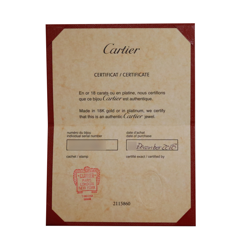 Cartier Panthère Earrings 18K White Gold N8045900