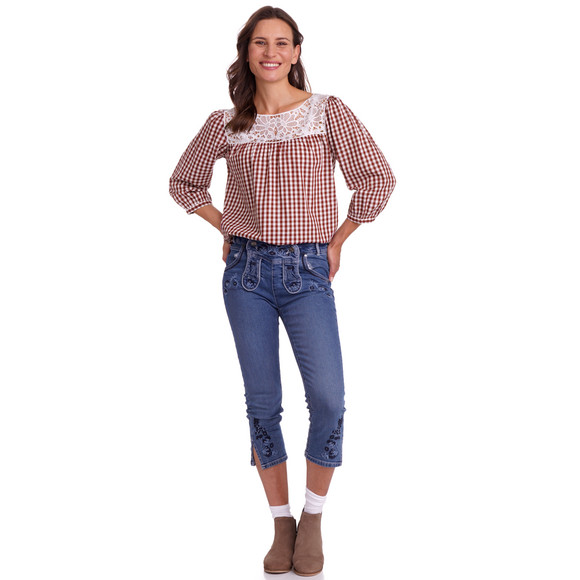 Gina Benotti Damen Bluse im Oktoberfest-Design