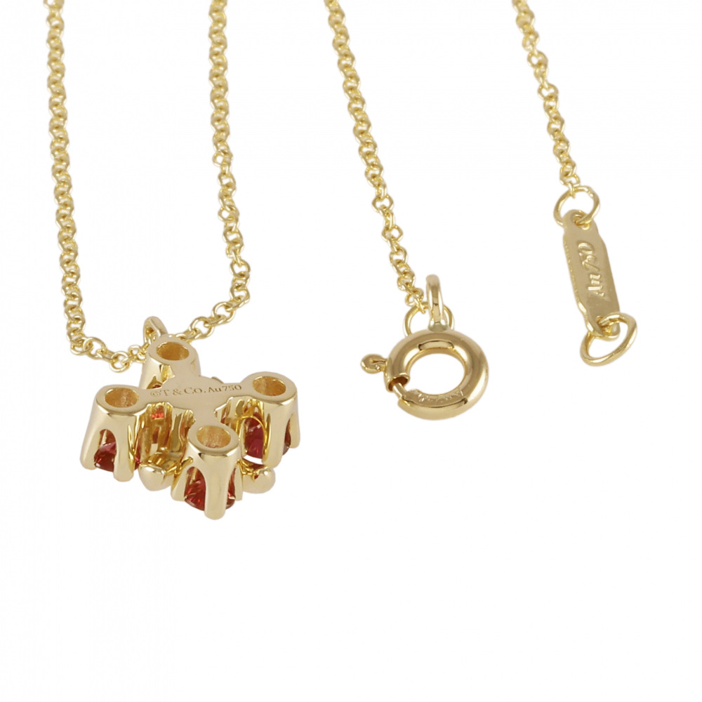 Tiffany & Co. Schlumberger Rin Necklace 18K Yellow Gold Ruby 62266457
