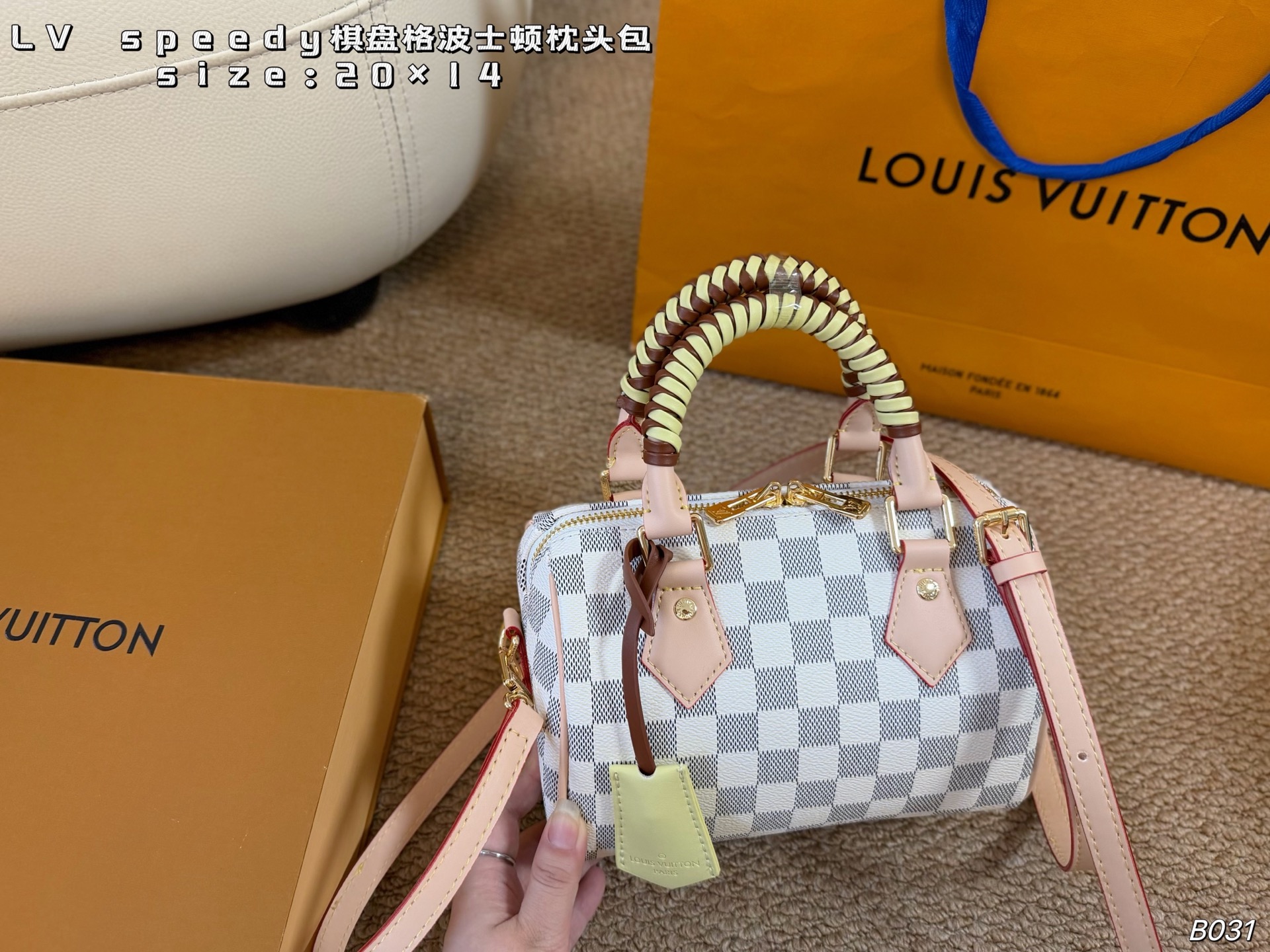 Louis Vuitton Speedy Damier Boston Pillow Bag - cnluxepick