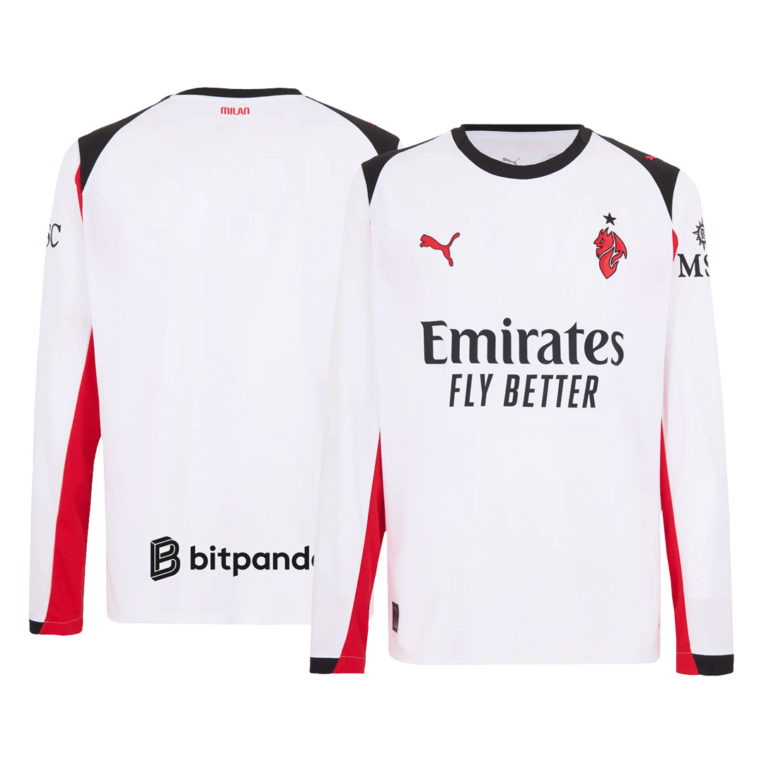 AC Milan Away Long Sleeve Jersey 2025/26