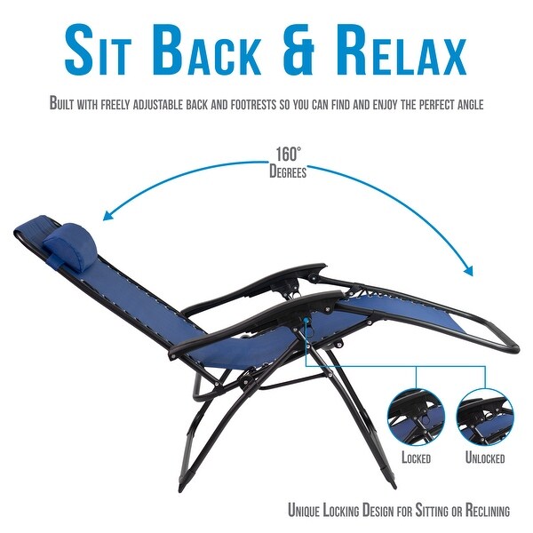 SunRay 1pc Zero Gravity Chair