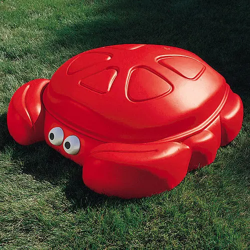 Step2 Crabbie Kids Plastic Outdoor Sandbox with Cover