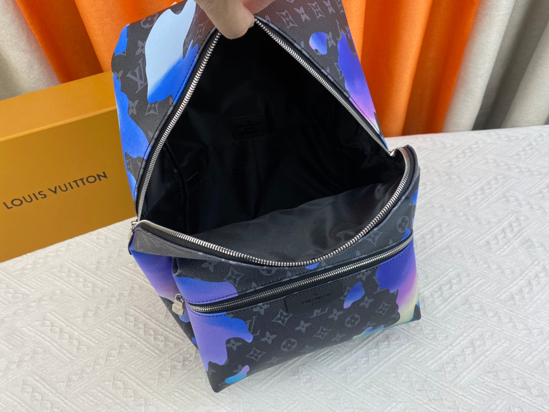 Louis Vuitton Discovery Backpack Green And Black 40Cm M21429