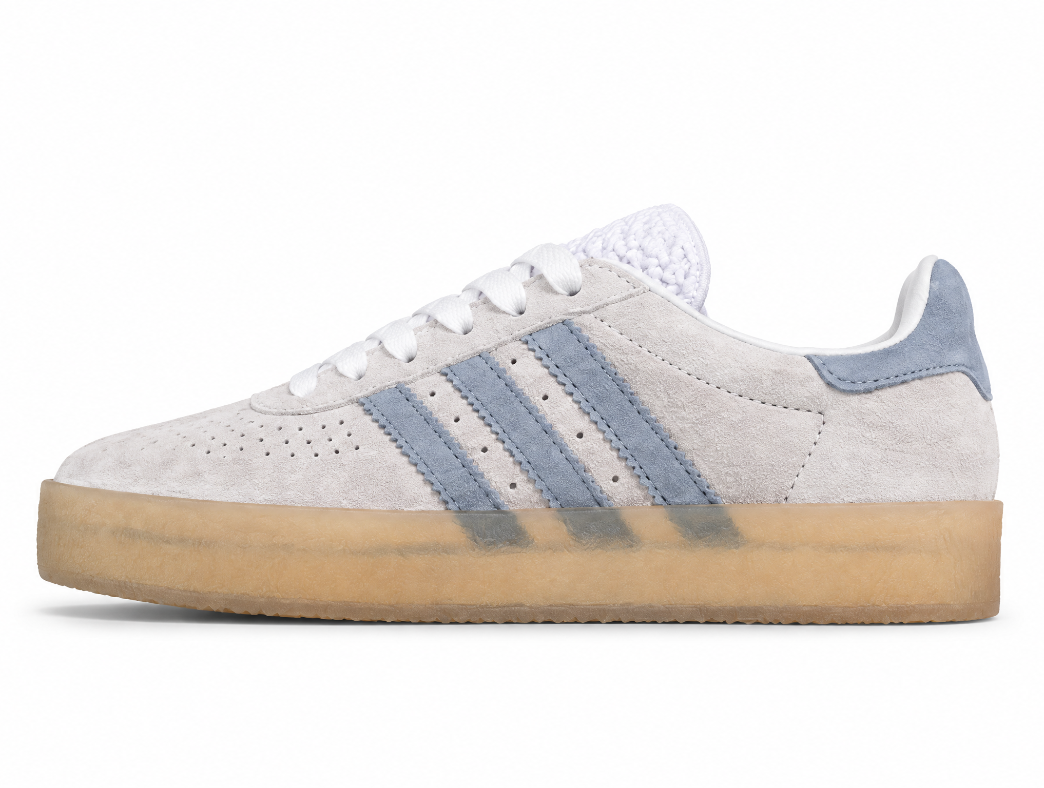 Adidas Kith X Clarks Originals 8th Street Samba Grey/Blue IE4035