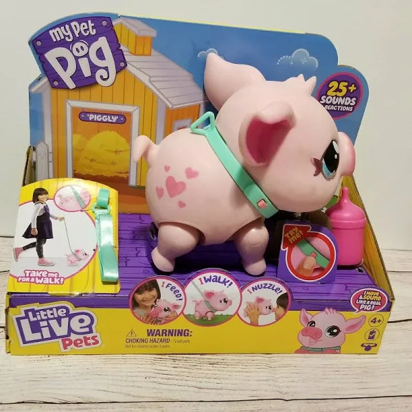 Little Live Pets Toy, My Pet Pig, 4+
