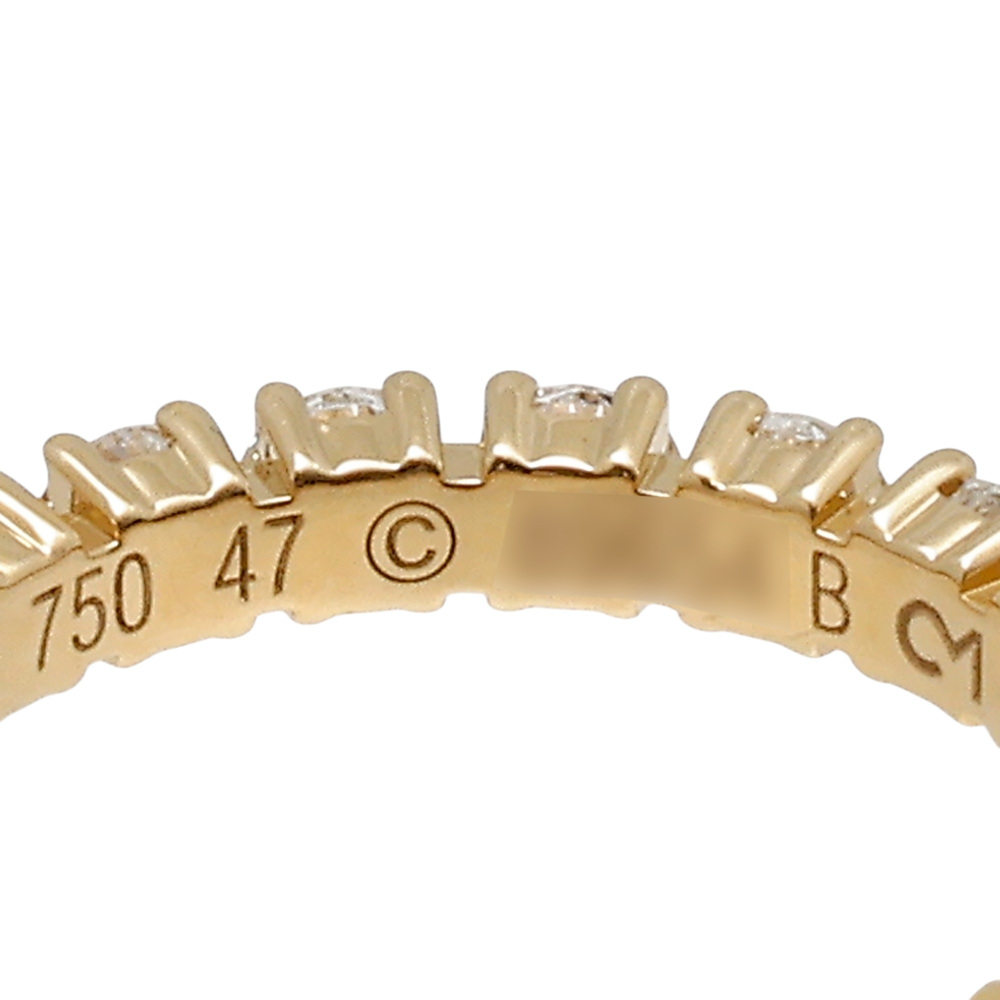 Cartier Ethancel Do Ring 18K Yellow Gold Diamond