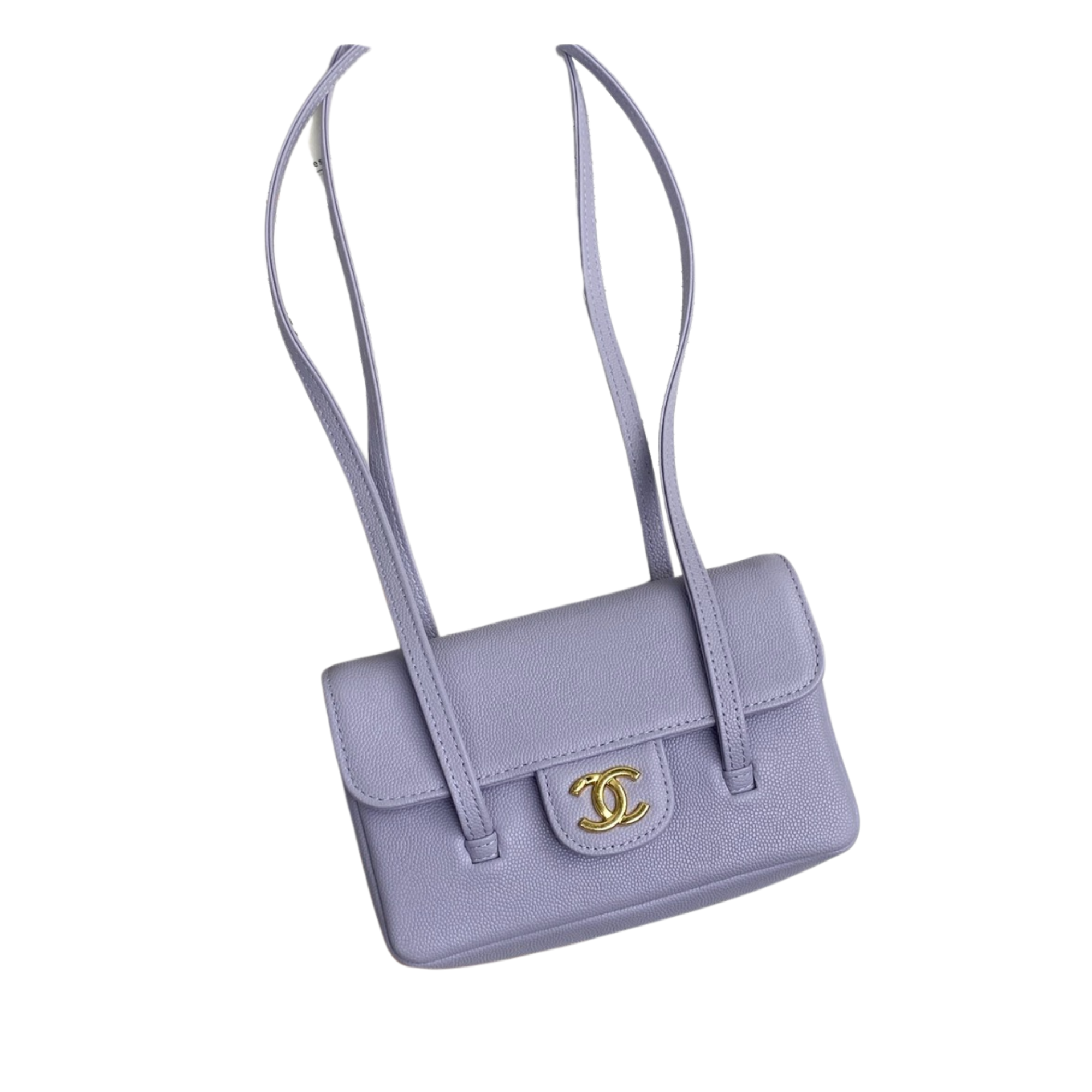 Chanel Clutch Purple Bag 17cm/6.7in