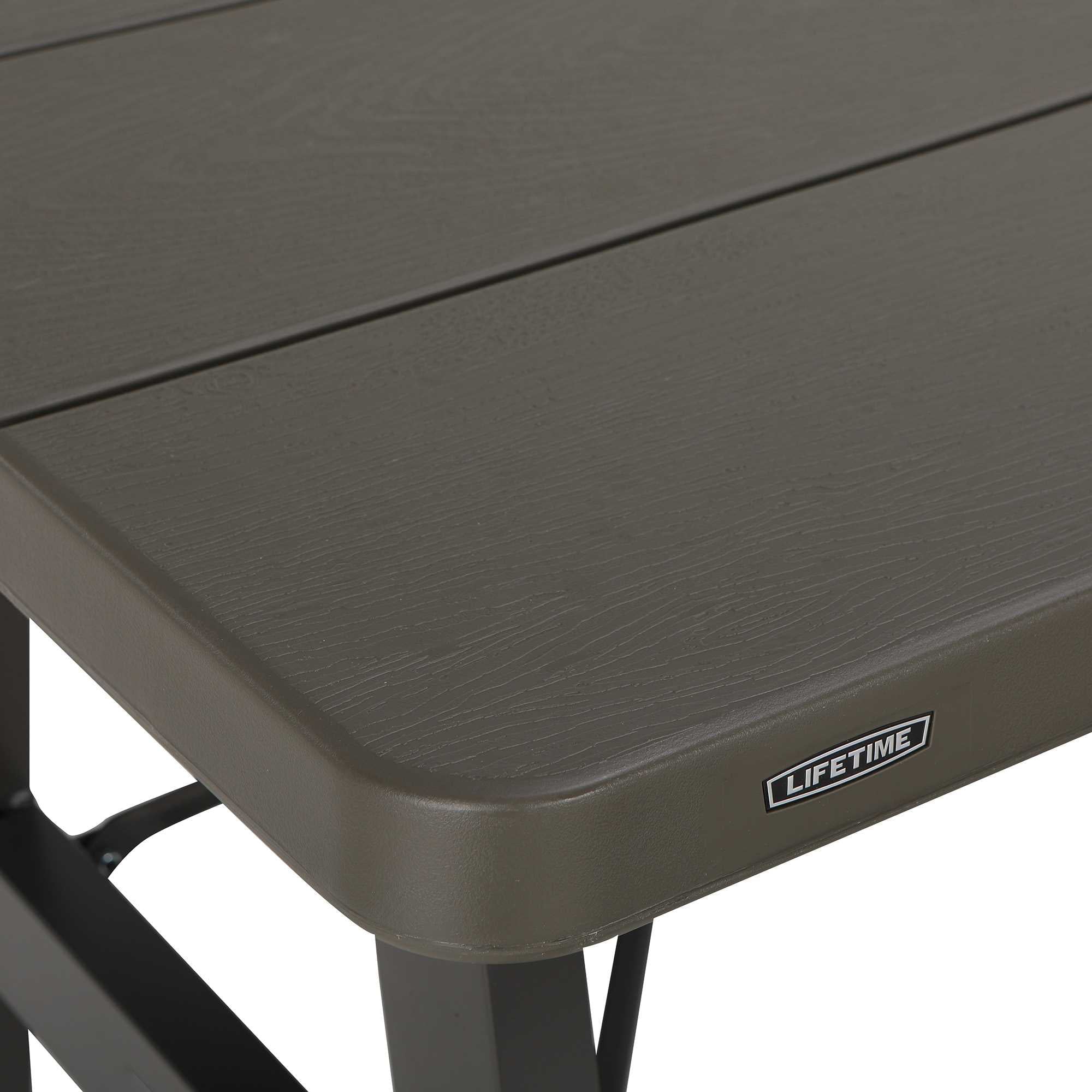 Lifetime 6-Foot W-Frame Folding Picnic Table, 60233