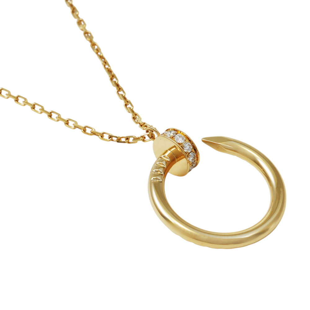 Cartier Juste un Clou Diamond Necklace 18K Yellow Gold B7224895