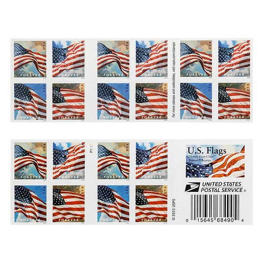 2024 US Flag Forever Stamps Book