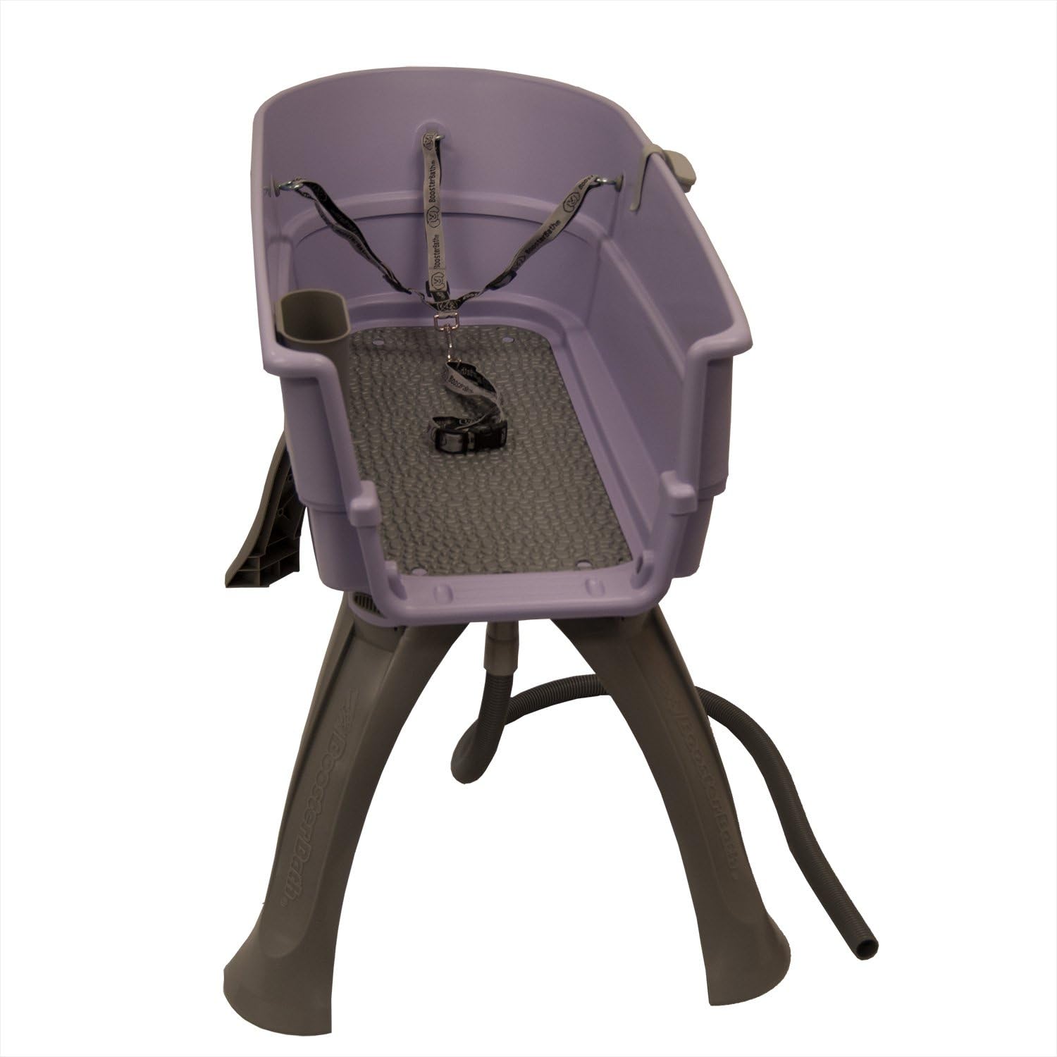 Elevated Pet Bathing Large Teal Steps Combo