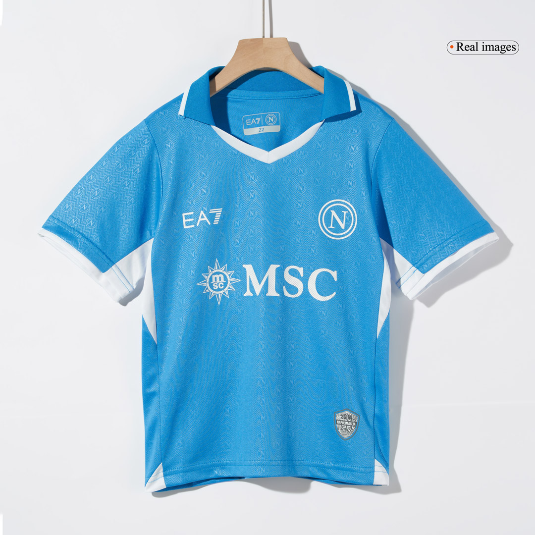 Napoli Home Kids Soccer Jerseys Kit
