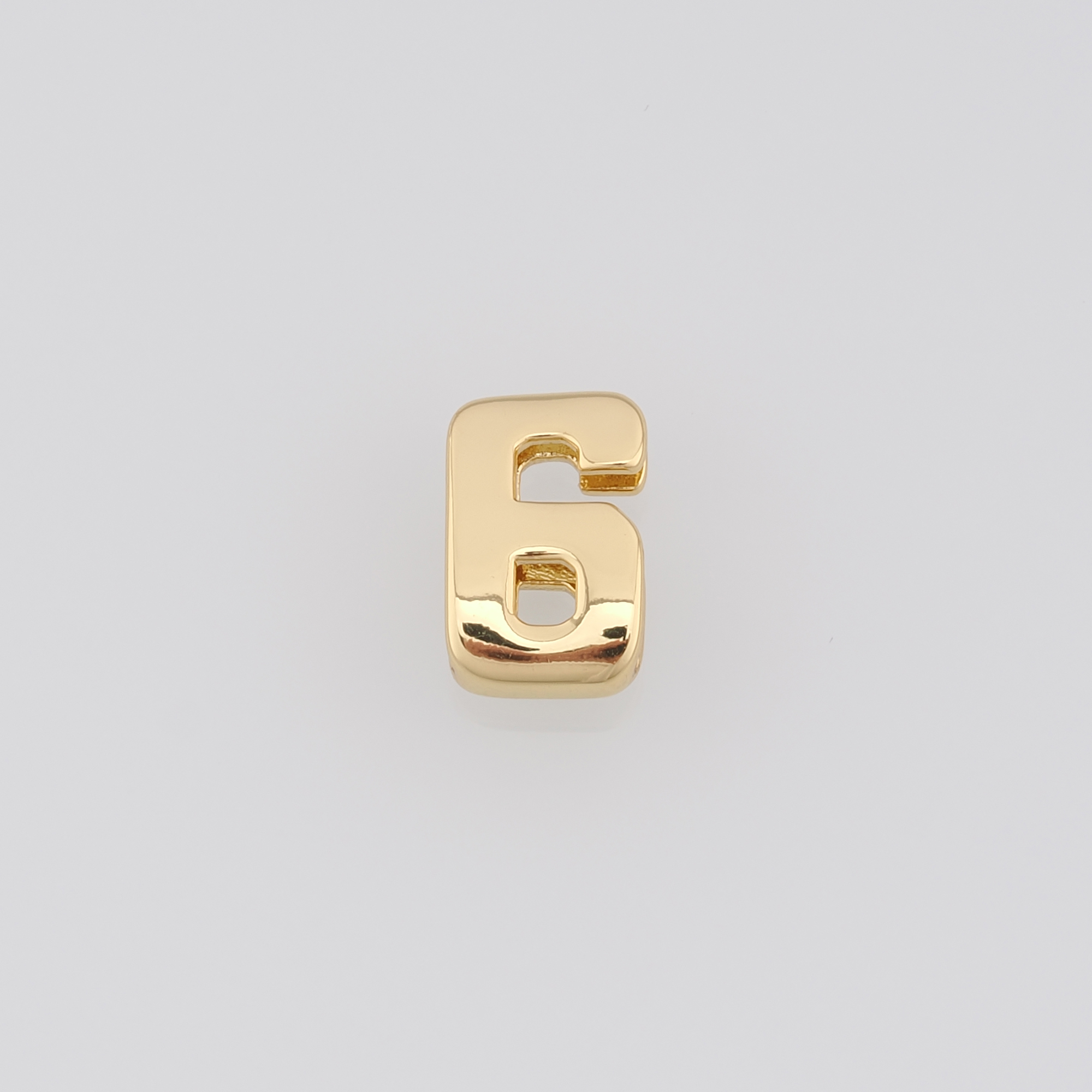 18K Gold Filled Number Spacer Beads,Dainty Number Spacer Beads,DIY Jewelry Making Supply