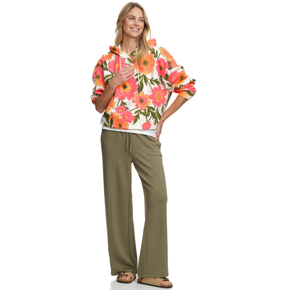 Gina Benotti Damen Hoodie mit Blumen-Print