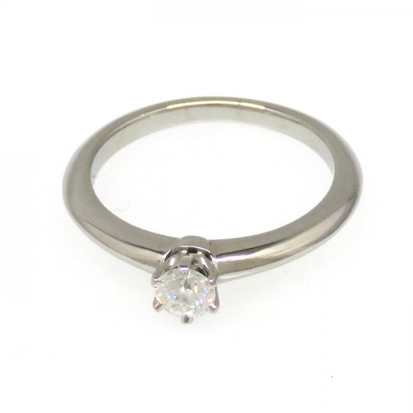 Tiffany & Co. Tiffany Platinum 950 Diamond Ring PT950 Ring G