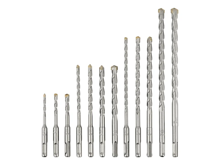 Jeu de forets marteau ou jeu de burins ou jeu de forets serpentins