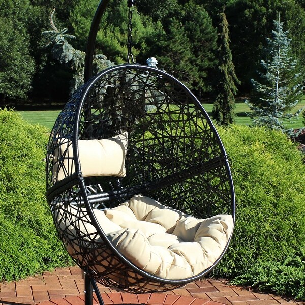 Sunnydaze Jackson Hanging Egg Chair