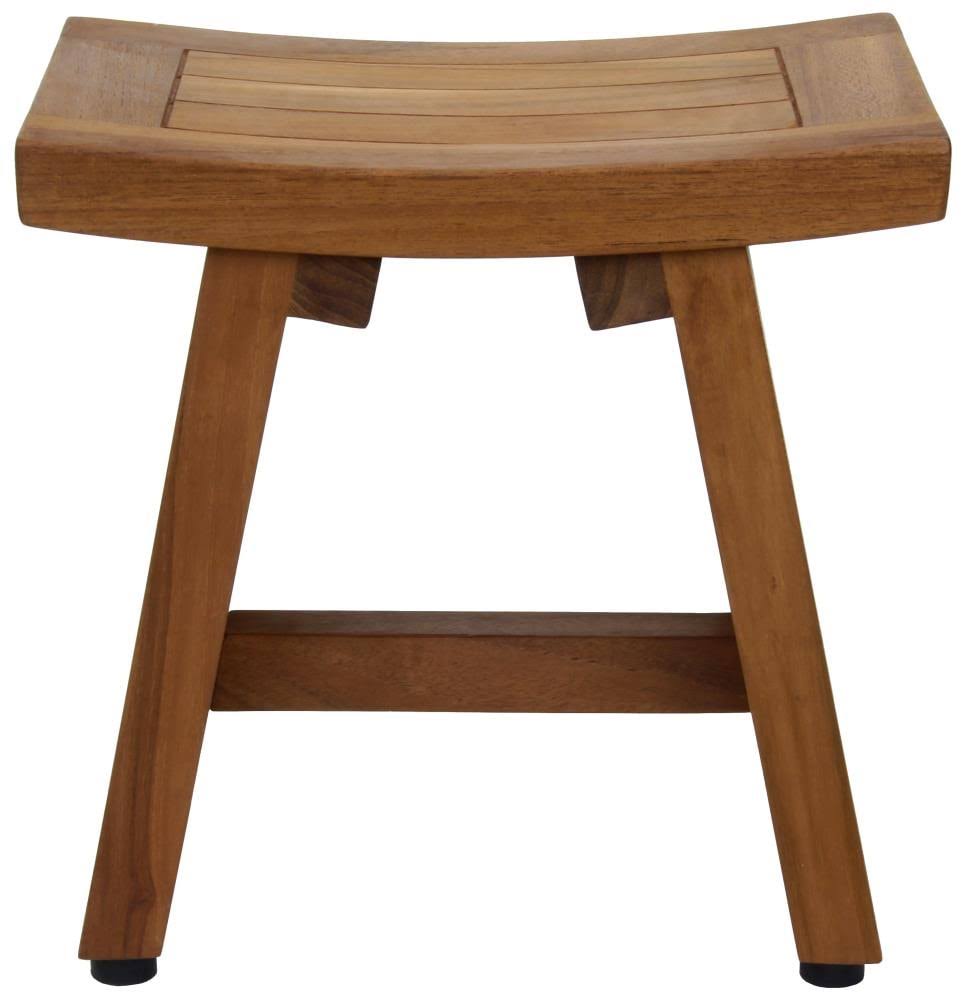 AquaTeak 13x22 Asia Teak Shower Foot Stool
