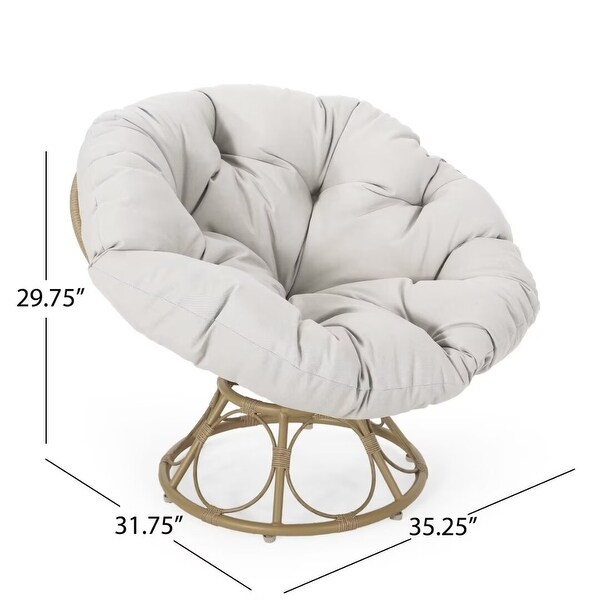 Modern Chair with Tufted Cushion ,Swivel Function