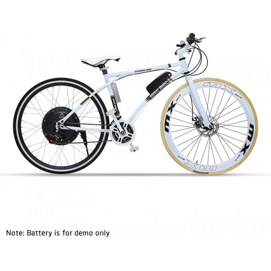 36V 750W Electric Bicycle Conversion Kit 26″ E-Bike Rear Wheel 25mile/h (40km/h) Legal Top Speed Electric Bicycle Wheel Kit Freewheel Included